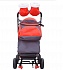 Санки-коляска Snow Galaxy City-2, дизайн - Мишка со звездой на красном, на больших колёсах Ева, сумка и варежки  - миниатюра №5